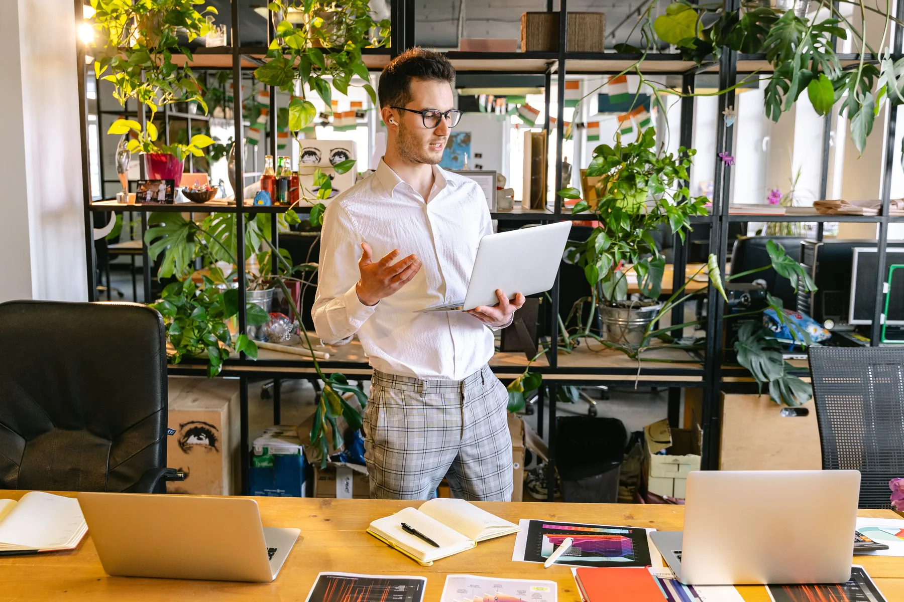 Deep tech founder walking through unit economics and production costs